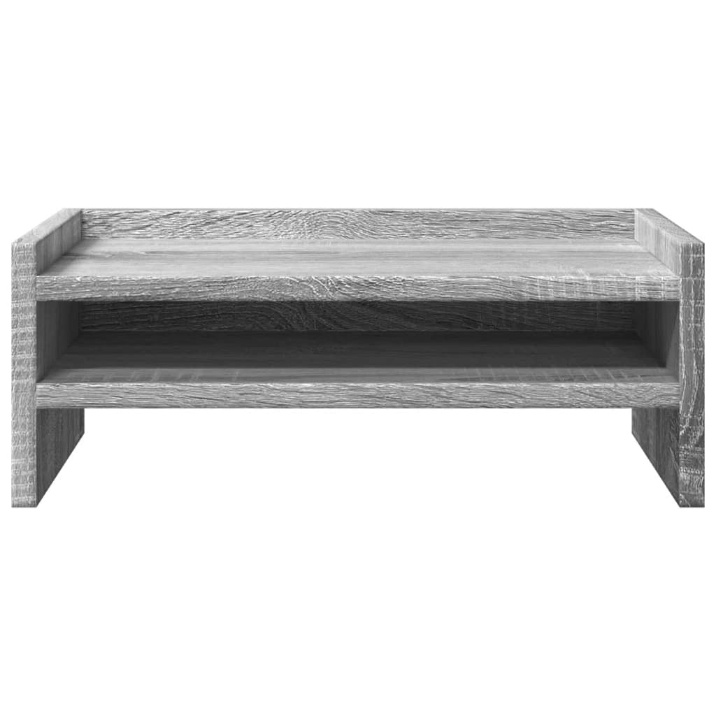 Supporto per monitor Sonoma mobile da scrivania 42 x 24 x 16 cm legno ingegnerizzato grigio 02_0044988