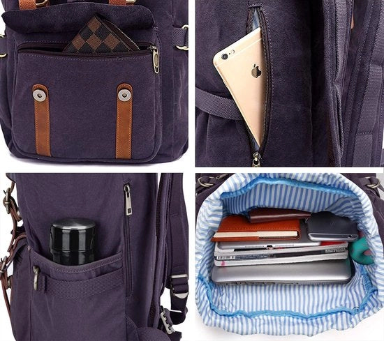 Zak da bagno all'aperto, borsa da viaggio impermeabile per campeggio, grande borsa da giorno casual, borsa da scuola, borsa a spalla per laptop 15