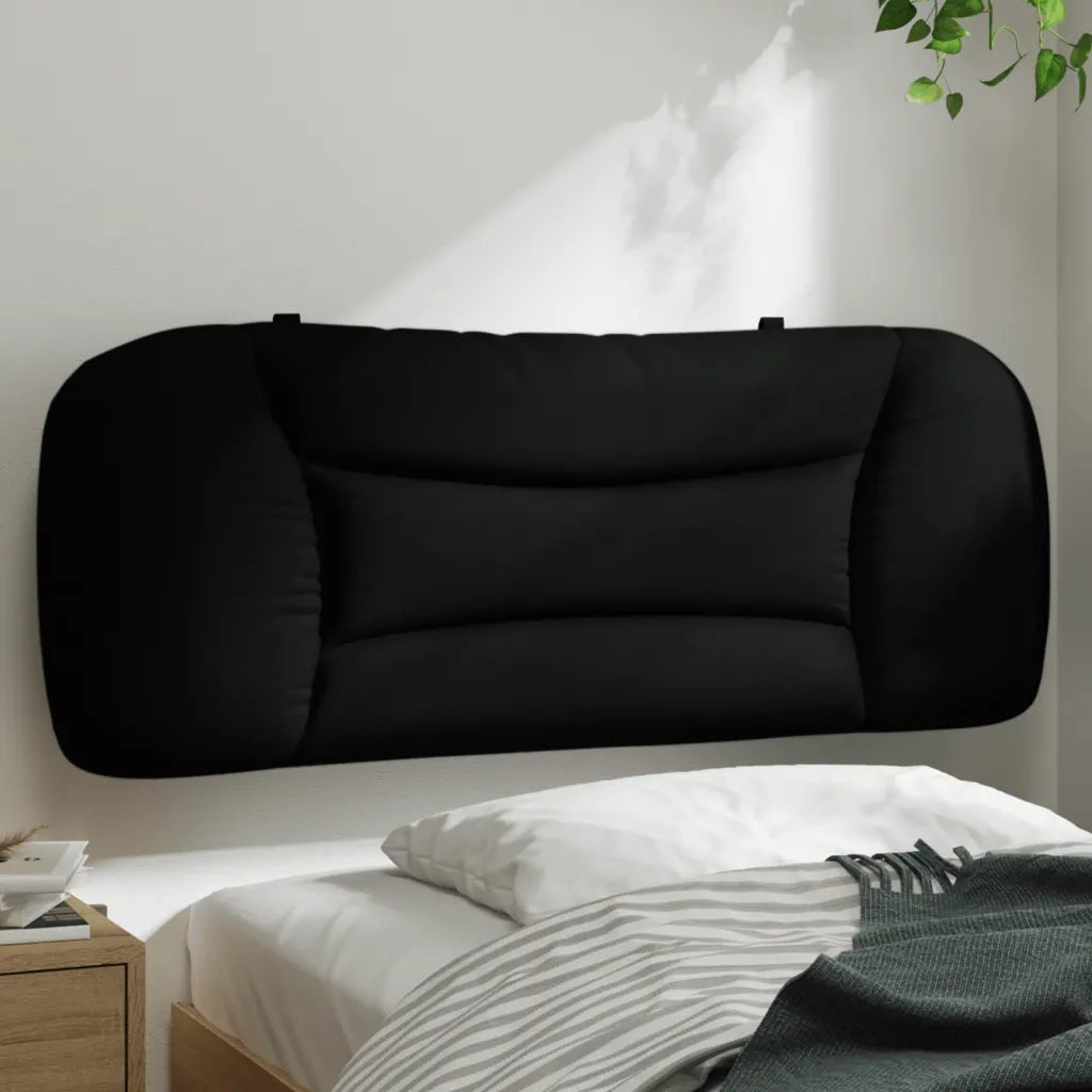 Cuscino Testiera Hvar Nero 100 cm in Tessuto CFW5225528