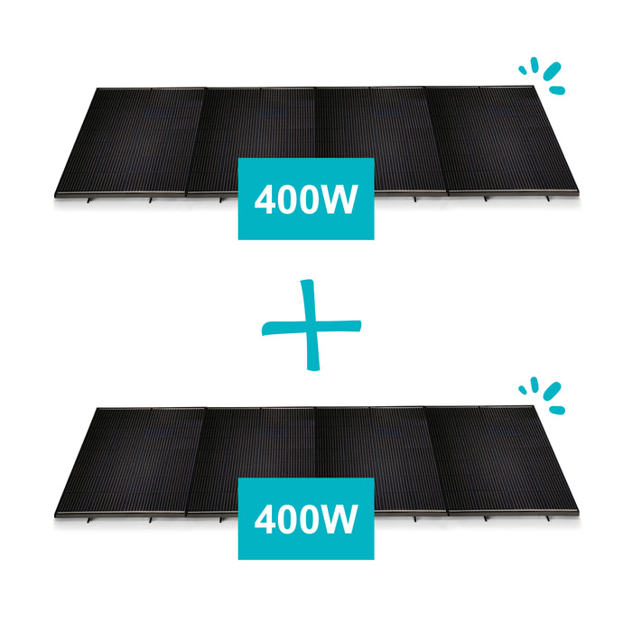 Kit Fotovoltaico Wi-Fi Plug & Play a Pannelli Solari da 400W - SORIA