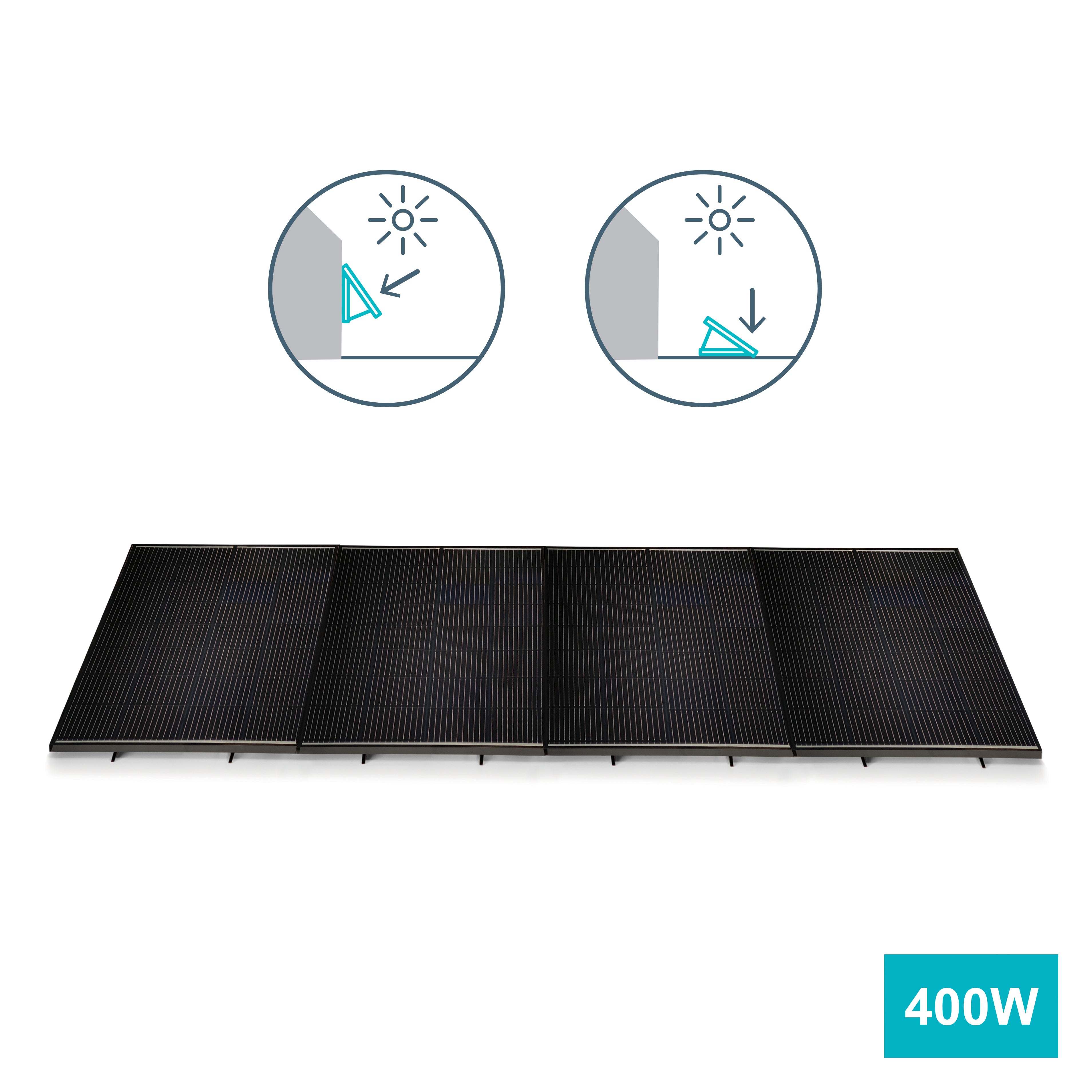 Kit Fotovoltaico Wi-Fi Plug & Play a Pannelli Solari da 400W - SORIA