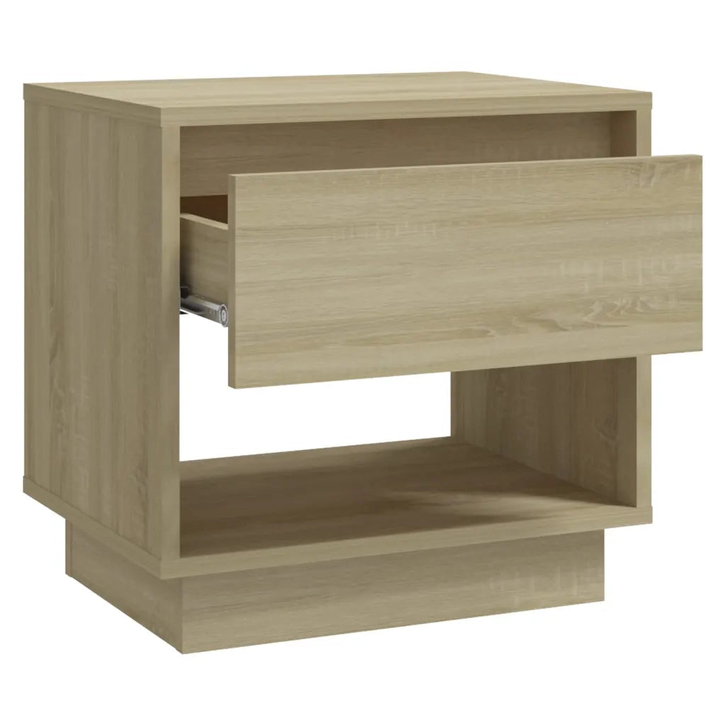 Comodini 2 pz-Set di 2 Tavolino da notte Rovere Sonoma 45x34x44 cm in Truciolato