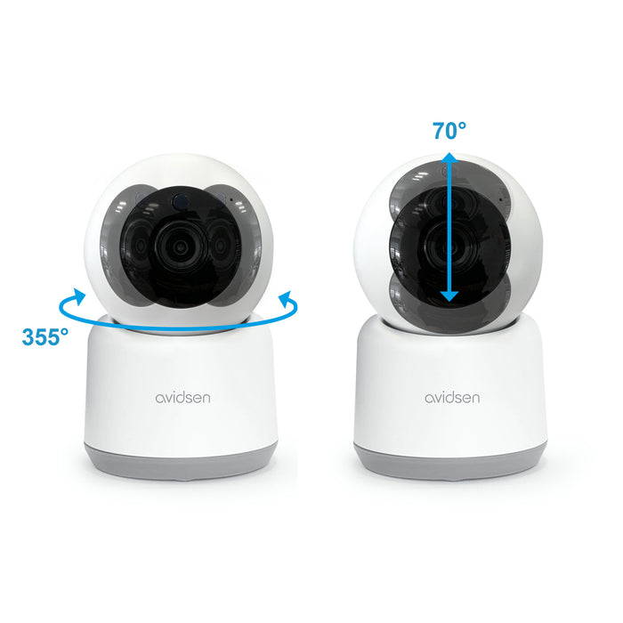 Avidsen Kit Allarme Smart WIFI senza fili Premium con Telecamera da Interno ed extra Sensori Apertura