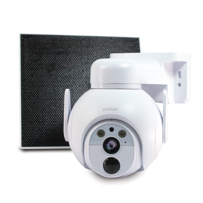 Telecamera Wi-Fi sorveglianza esterno 2K SOLARE motorizzata 360° - HomeCam BATTERY PTZ - Avidsen