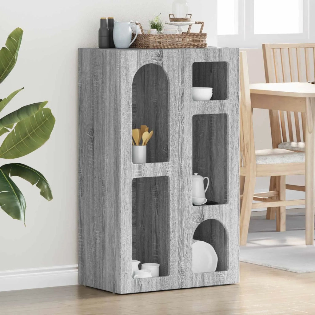 Credenza Grigio Sonoma 59 x 35 x 100,5 cm Legno multistrato 891340