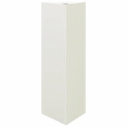 Fioriera | Cassetta per fiori | Vaso da Giardino Bianca Triangolare 30x26x75 cm in Acciaio