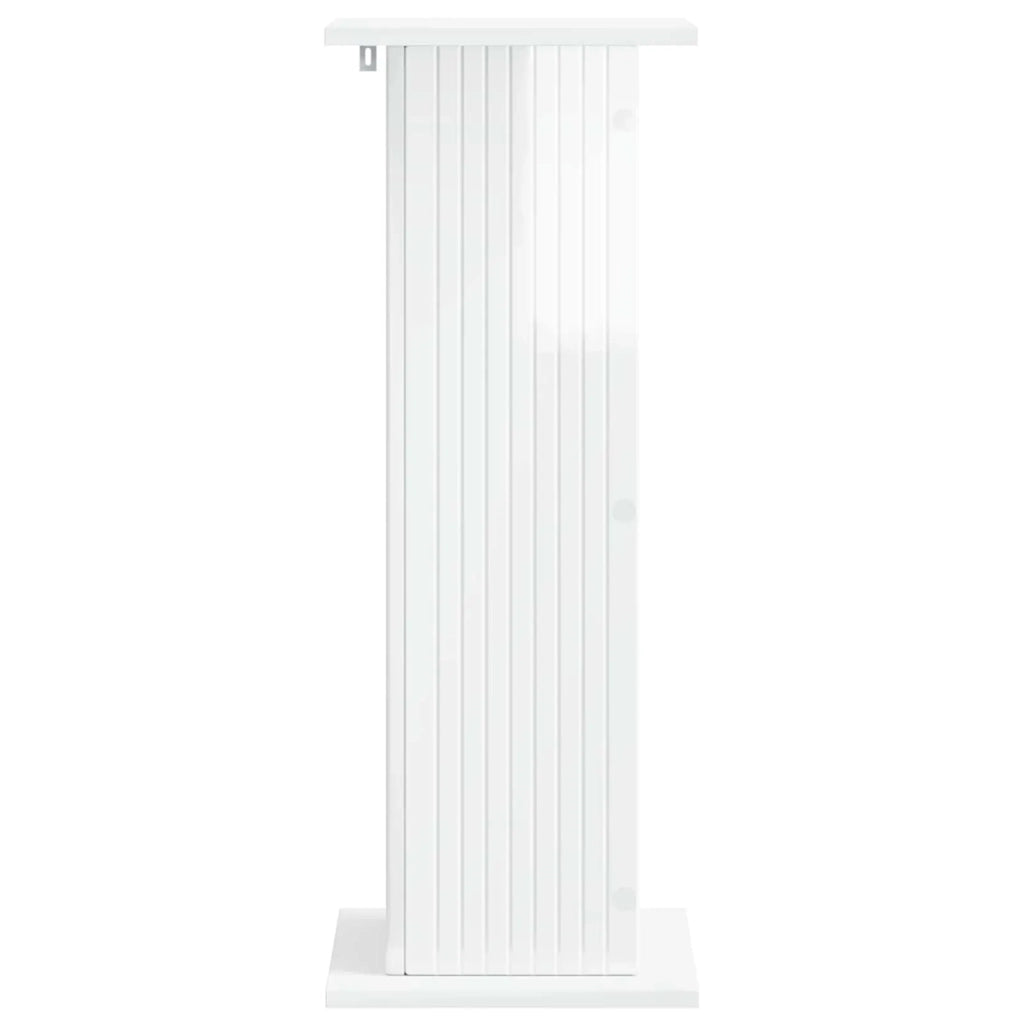Supporto per piante Bianco Lucido 30,5 x 30 x 80,5 cm