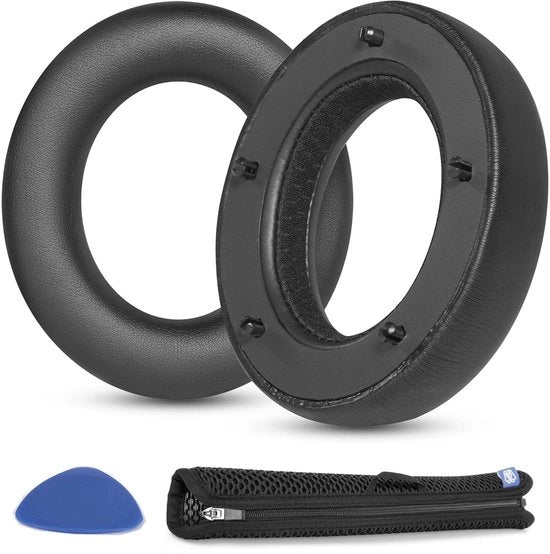 Orechiere compatibili con Focal Elegia Clear MG Clear Elear Focal Utopia Elex Stellia Celestee Radiance, sostituzione e riparazione del cuffia, parte (Nero)
