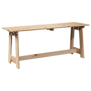 Panchina da esterno | Panchina da Giardino | Panca da Giardino Naturale 119 x 37 x 47 cm