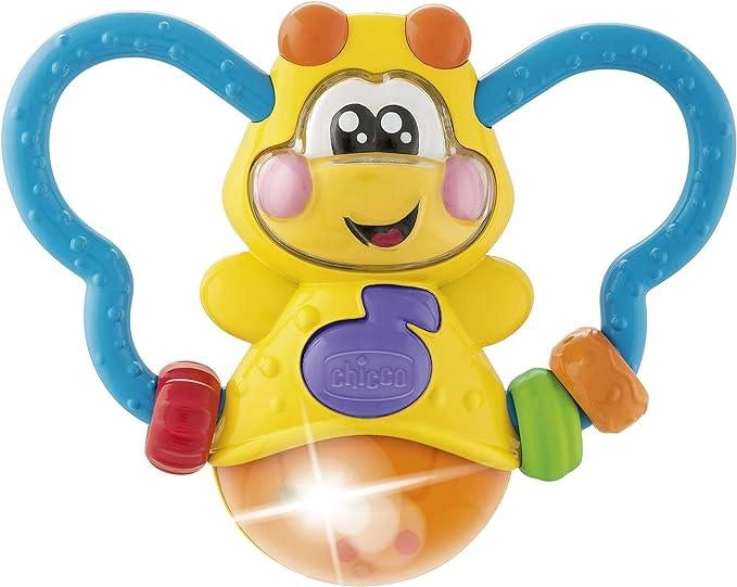 Chicco Trillino Lucio la Lucciola, Trillino Elettronico con Luci e Suoni, 3-18 Mesi