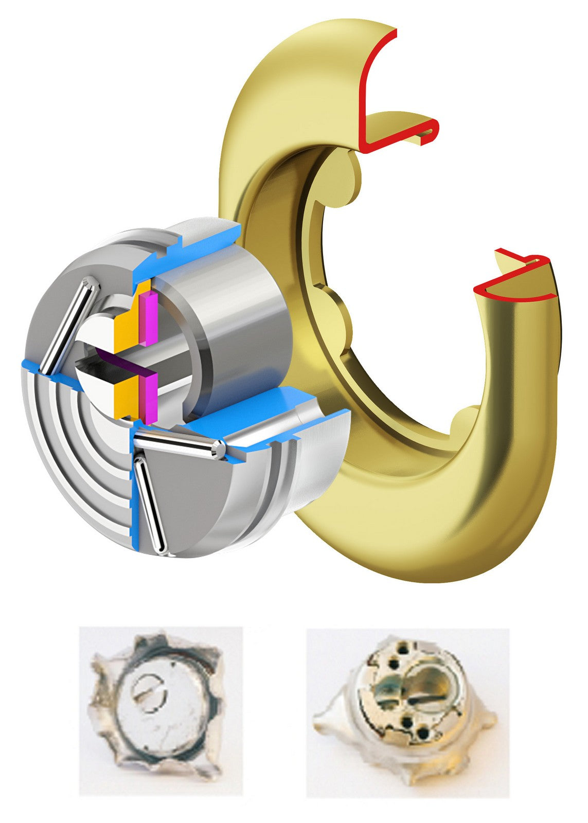 protector monolito bd200 ottone cromo satinato cod:ferx.12756
