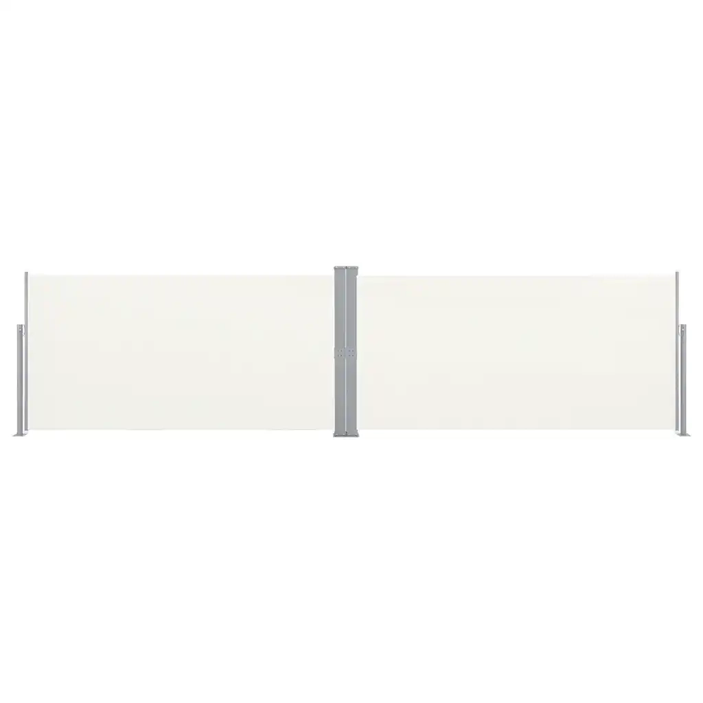 Tenda da Sole Laterale Retrattile 160x600 cm Crema 42179