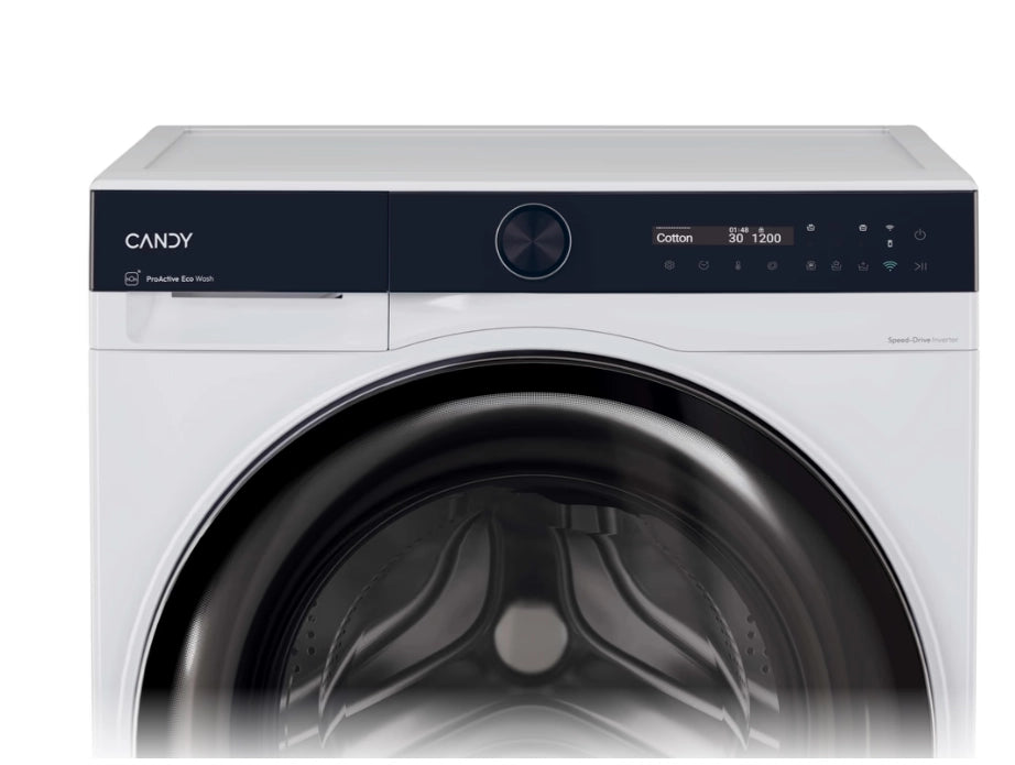 Candy bs411b9-s lavatrice 11kg a carica frontale prowash 700, classe energetica a, motore inverter, 16 programmi, controllo remoto