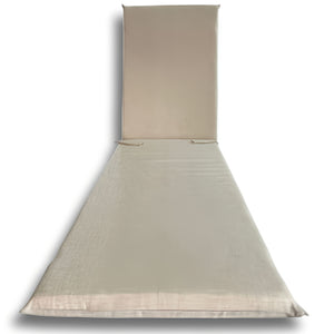 Cuscino Garden Sdraio 180x50 cm con Poggiatesta - Set 4 Pz - Beige,Ecru,Grigio COLORE: ECRU