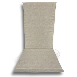 Cuscino Garden Schienale Alto 120x50 cm - 4 Pezzi - Beige,Ecru,Grigio COLORE: BEIGE