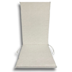 Cuscino Garden Schienale Alto 120x50 cm - 4 Pezzi - Beige,Ecru,Grigio COLORE: ECRU