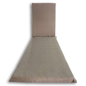 Cuscino Garden Lettino H.4,5 cm 180x60, Beige,Grigio,Ecrù, Comodo e Resistente COLORE: BEIGE