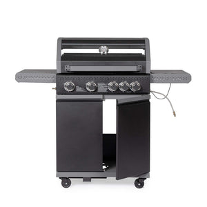 Barbecue a Gas 5 Bruciatori e Fornello Laterale Aleandro Bizzotto