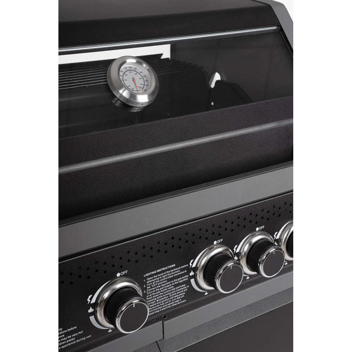 Barbecue a Gas 5 Bruciatori e Fornello Laterale Aleandro Bizzotto