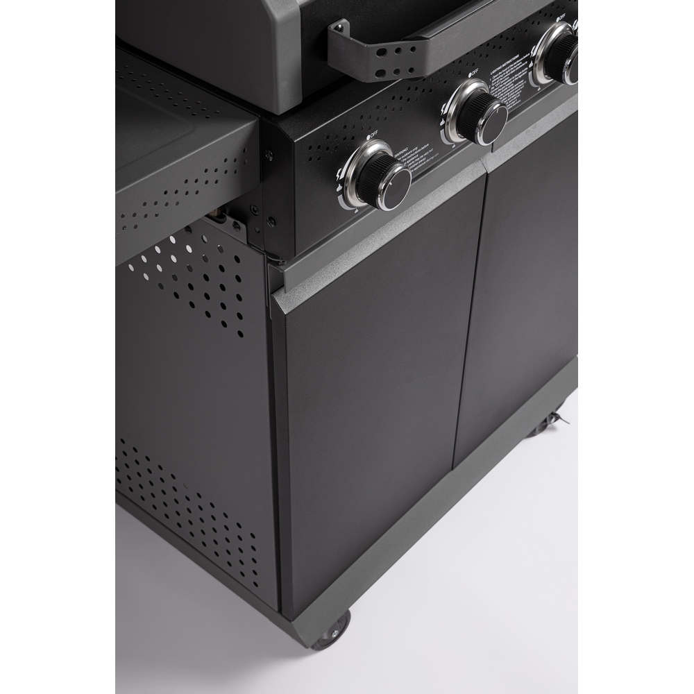 Barbecue a Gas 5 Bruciatori e Fornello Laterale Aleandro Bizzotto