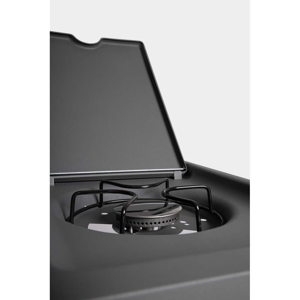 Barbecue a Gas 5 Bruciatori e Fornello Laterale Aleandro Bizzotto