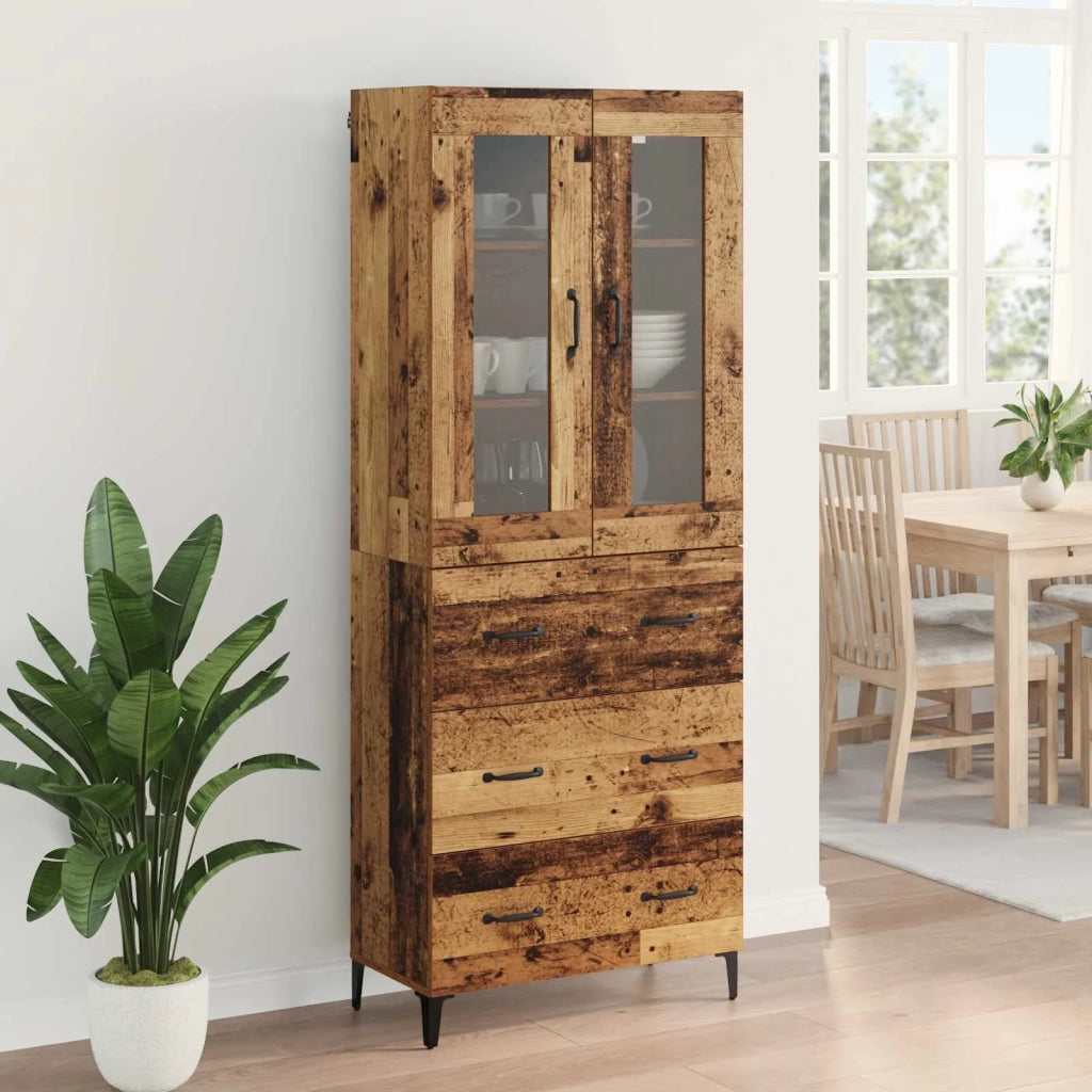 Credenza Legno vecchio 69,5 x 34 x 180 cm Legno multistrato