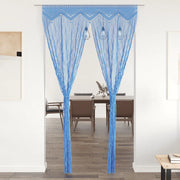 Tenda Macramè Blu 140x240 cm in Cotone 323986