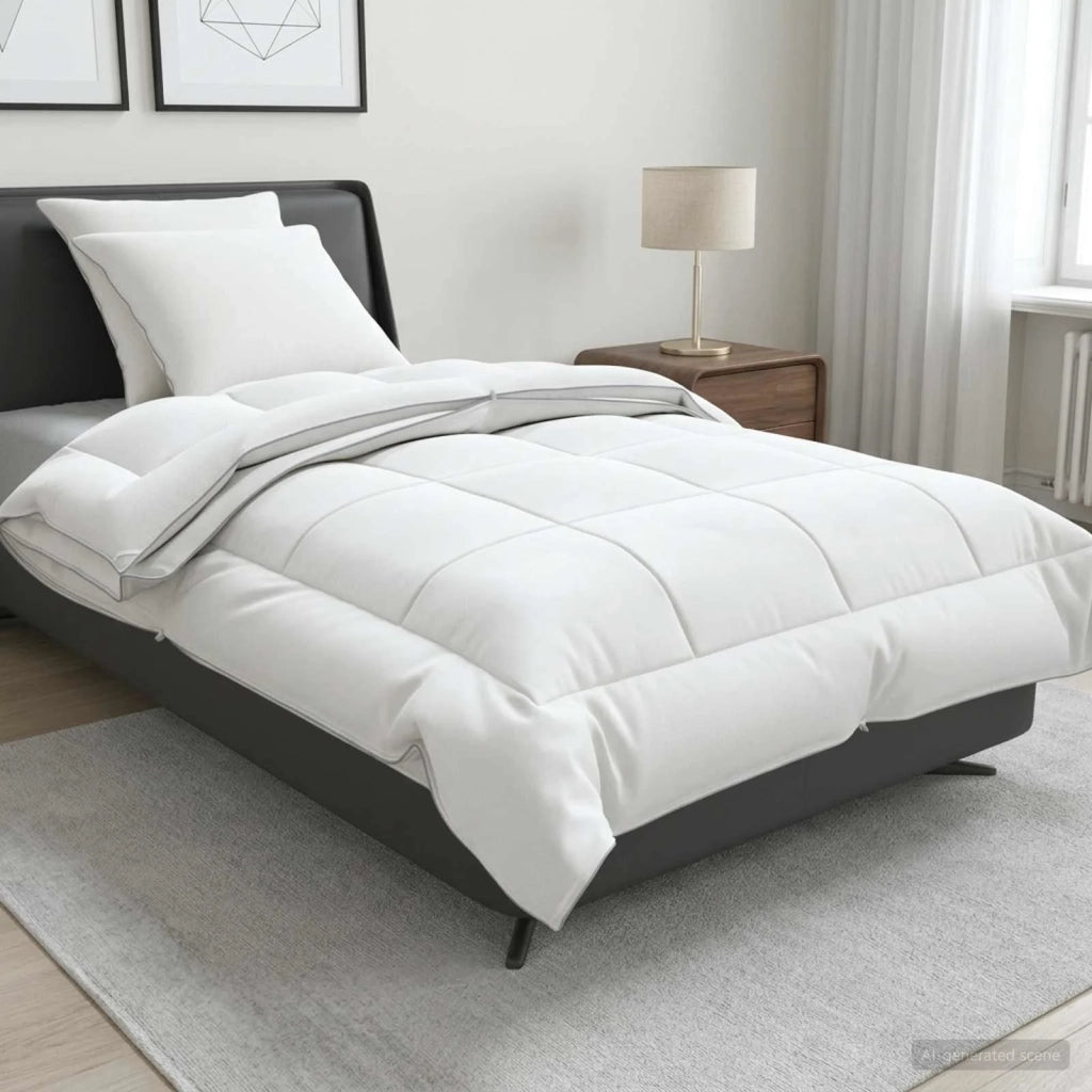 Set di piumone e cuscini 3 pcs 155x220 cm 4 stagioni Lana 3441576