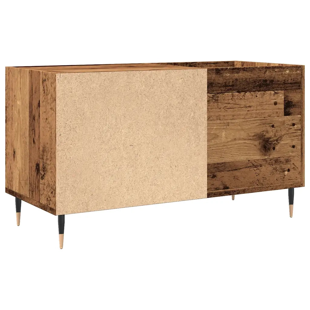 Mobile Porta Dischi Legno Antico 84,5x38x48cm Legno Multistrato