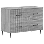 Armadio per Lavabo da Bagno HAARLEM Sonoma grigio 896801