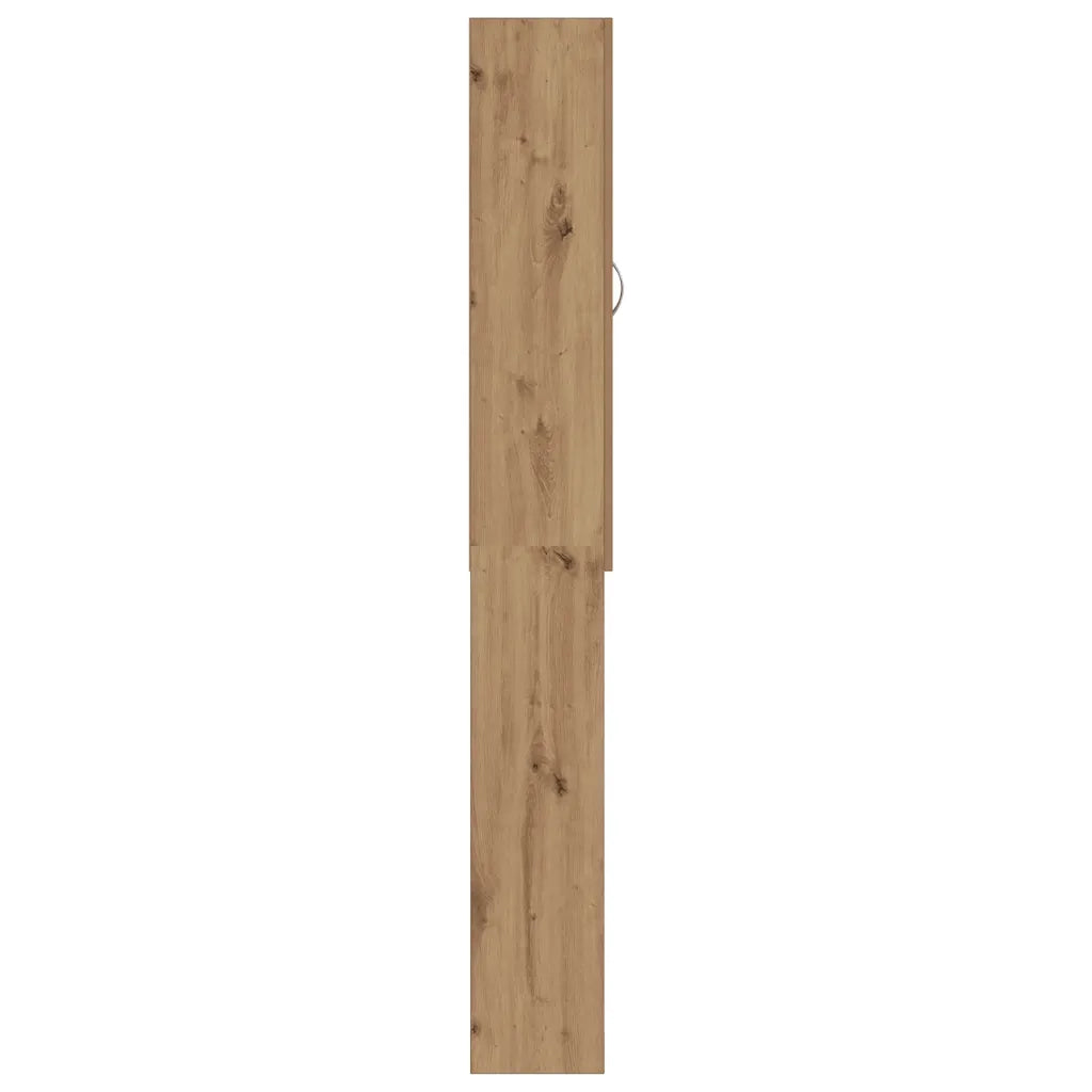 Mobile per Lavatrice Rovere Artigianale 64x25,5x190 cm