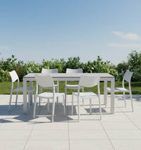 Marvin Sedia In Polipropilene Manu Arredo di Design Sedia per Esterno e Interno Impilabile Sedie per 4 SEDIE MANU BIANCO