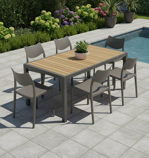 Marvin Sedia In Polipropilene Manu Arredo di Design Sedia per Esterno e Interno Impilabile Sedie pe 4 SEDIE MANU TORTORA