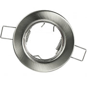 Struttura rotonda incasso per lampada gu10 reflex metallo *** colore nikel, confezione 1