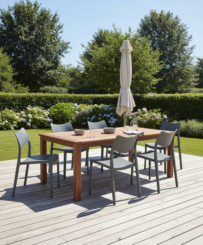 Marvin Sedia In Polipropilene Manu Arredo di Design Sedia per Esterno e Interno Impilabile Sedie per 4 SEDIE MANU GRIGIO