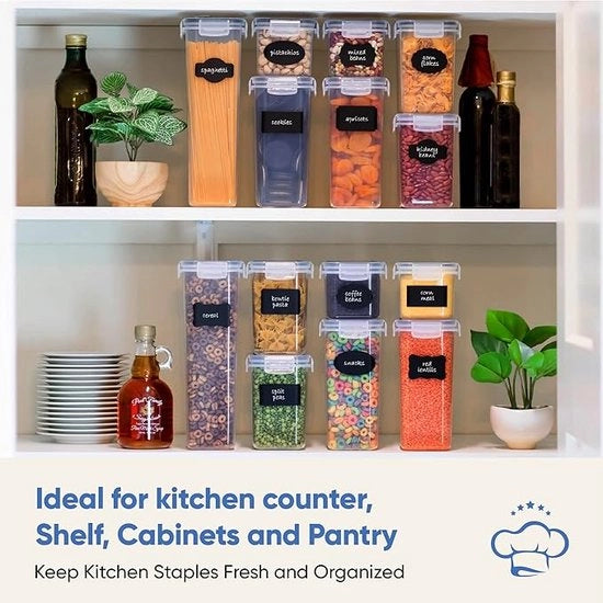 Contenitori di stoccaggio alimentare / Potti a tenuta d'aria