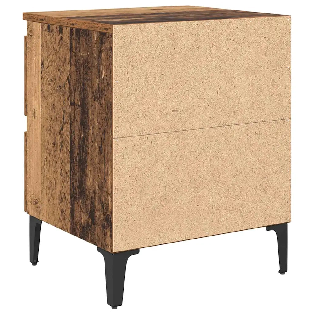 Armadio da Notte 2 pcs Legno vecchio 40 x 35 x 50 cm 871919
