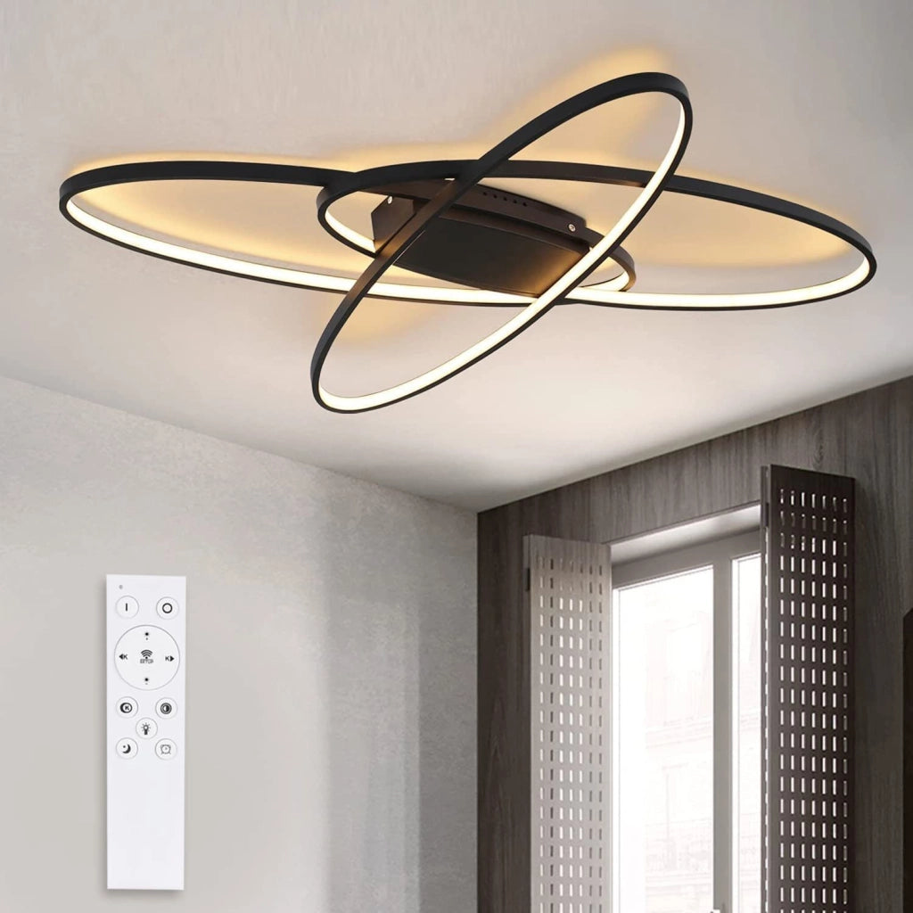 ZMH Lampada da soffitto plafoniera LED dimmerabile telecomando moderna per soggiorno corridoio