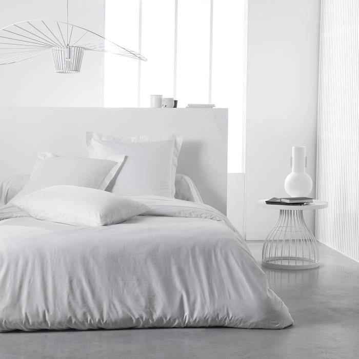 Copertura drappeggiata TEDAY ESSERCIONE - 160 x 200+30 cm - 2 persone - 100% uni cotone - gesso