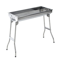 Barbecue a Carbone Carbonella Portatile e Pieghevole in Acciaio Inox