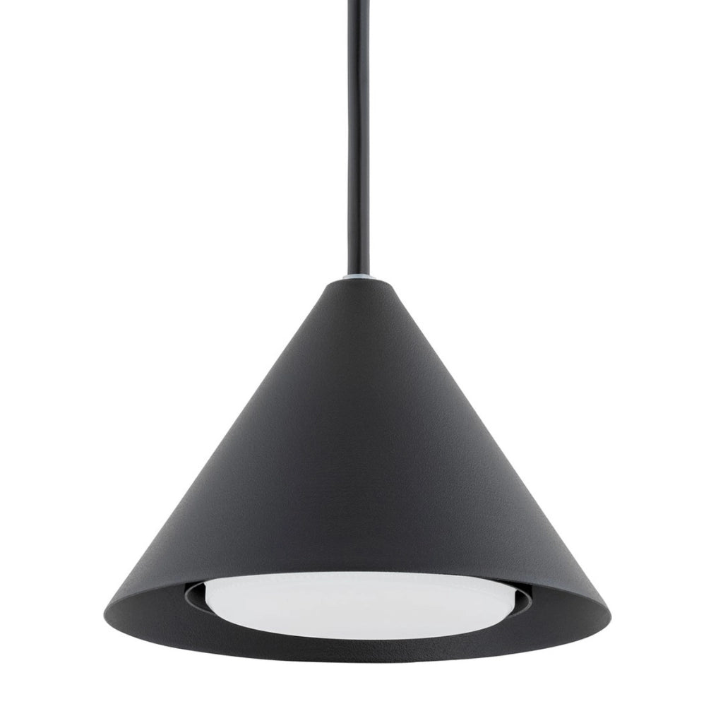 Lampada a sospensione ELIT 3 in acciaio nero opaco
