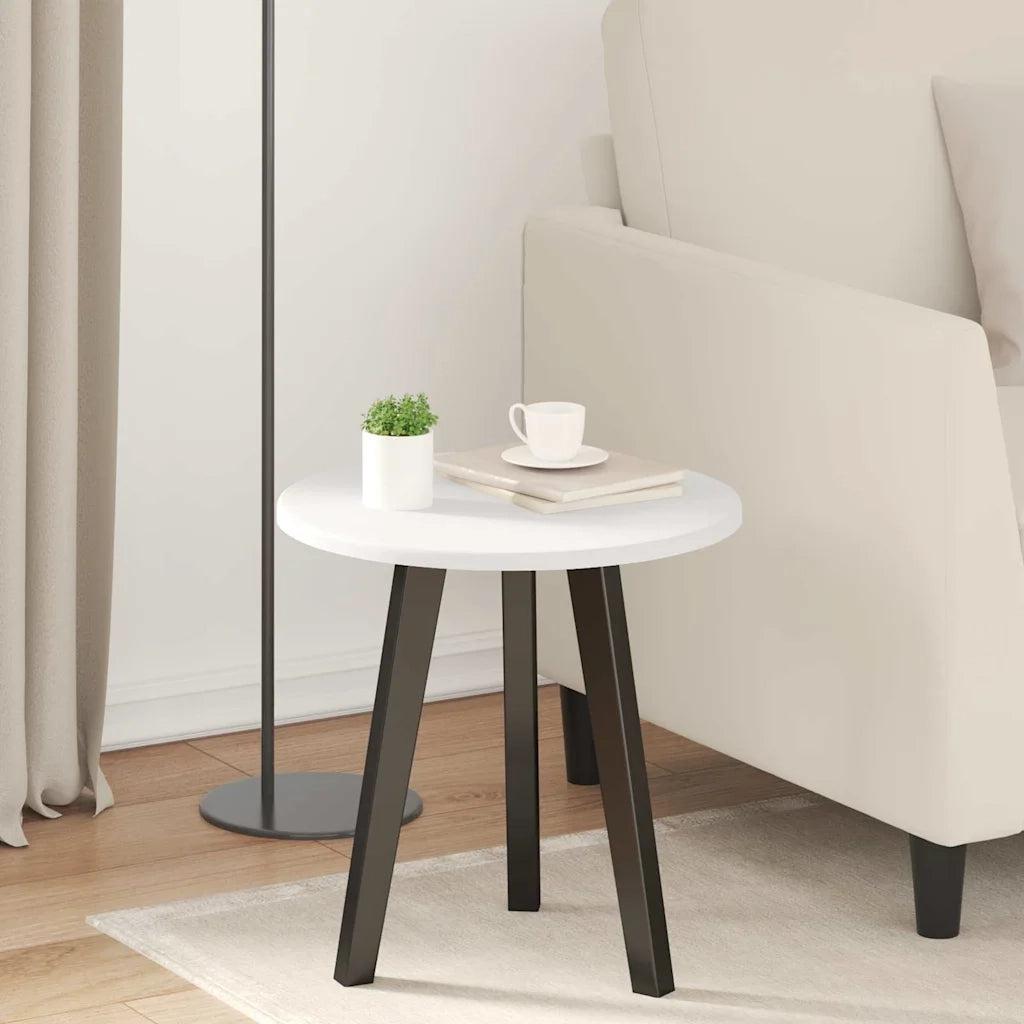 Piano del tavolo Bianco Ø 40 x 1,5 cm Legno multistrato
