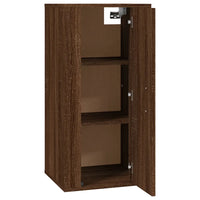 Mobile Porta TV a Parete Rovere Marrone 40x34,5x80 cm cod mxl 23162