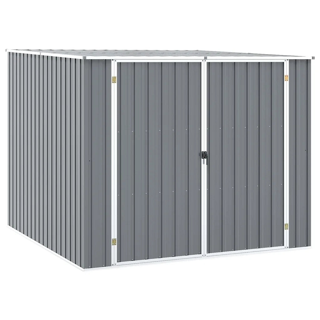 Capanno da Giardino Grigio 195x198x159 cm in Acciaio Zincato cod mxl 45849