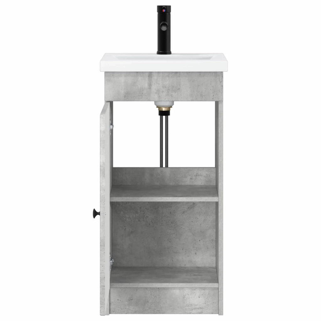 Mobile da bagno con lavabo Grigio Cemento 42 x 40 x 84,5 cm 890057