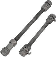 Fendine Asse Solido Anteriore/Posteriore 9,5 mm - Montaggio Facile - Nero - Metallo - Diametro Disco 16,9 mm - Fendine Asse per Bicicletta