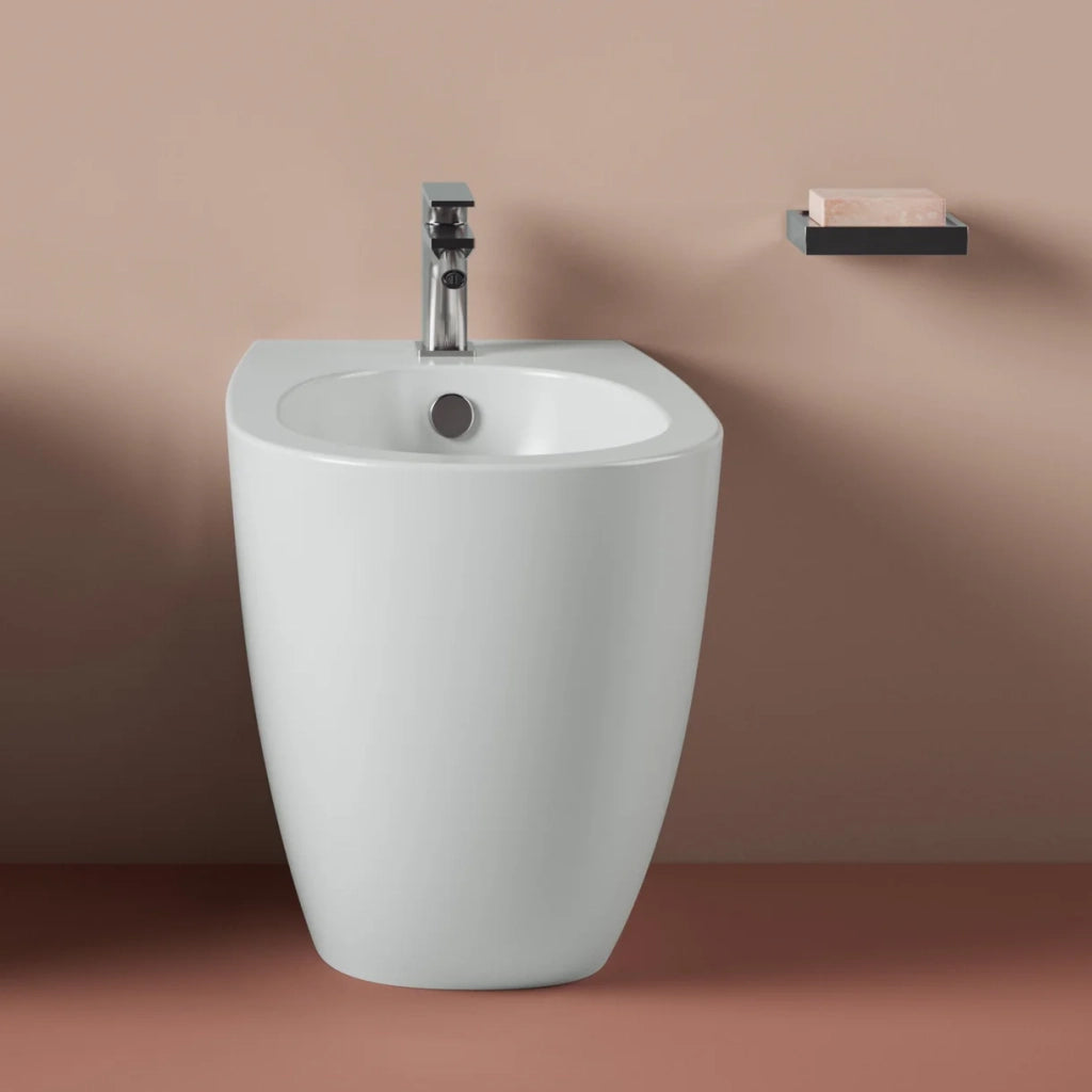 Bidet Da Terra The ArtCeram Bianco Lucido "File 2.0"