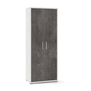 Mobile 2 Ante H182 L71 Kit Ossido Bianco cm 71x41x182h - Sarmog