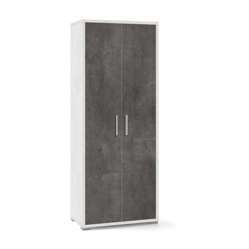 Mobile 2 Ante H182 L71 Kit Ossido Bianco cm 71x41x182h - Sarmog
