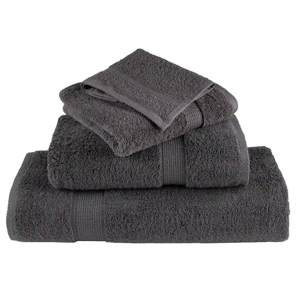 Asciugamani Premium SOLUND 50 pz Antracite 100x200 cm 600 g/m² 137175